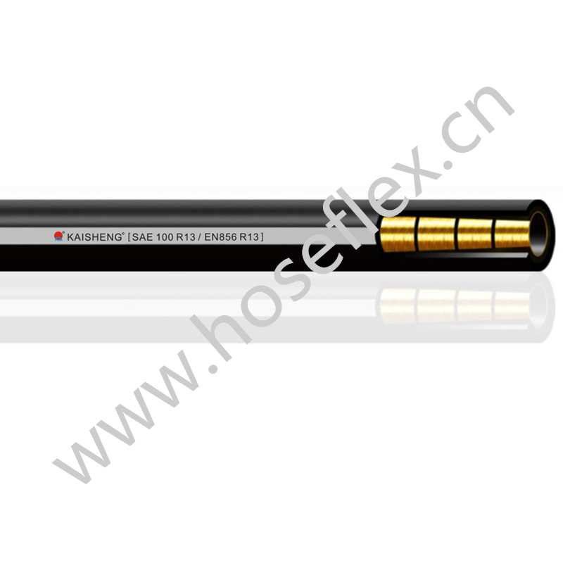 SAE 100 R13/EN856 R13 Hidraulikus tömlő Nagy nyomású gumitömlő